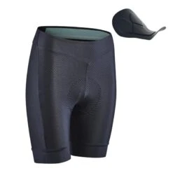 Rockrider SOUS SHORT VELO VTT EXPLORE 700 FEMME Noir -Rogelli Boutique sous short velo vtt explore 700 femme noir 3