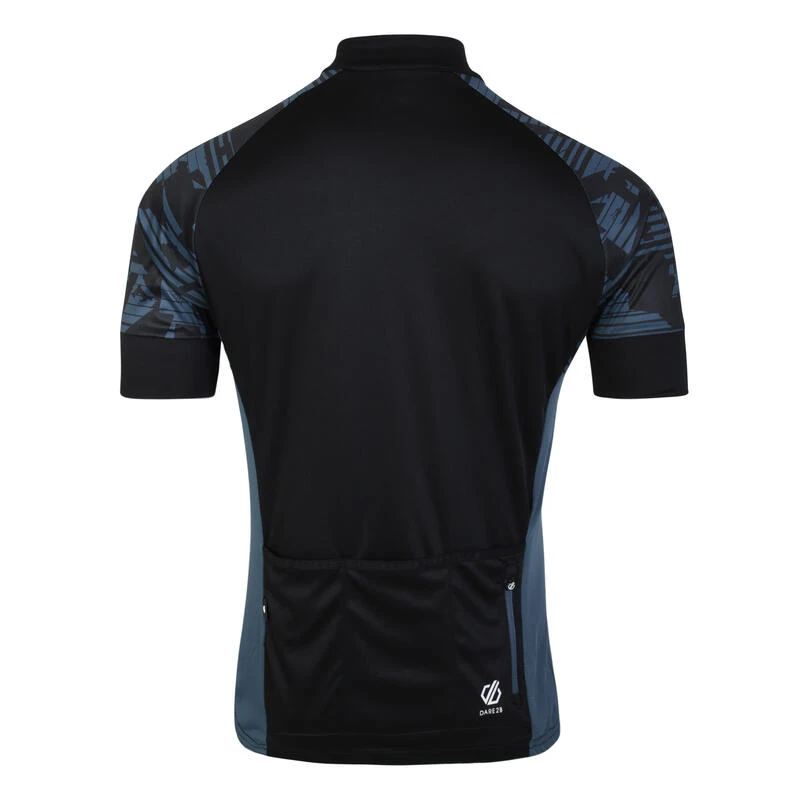 Dare 2b Stay The Course II T-shirt De Cyclisme Zippé à Moitié Pour Homme - Noir 5 Dare 2b Stay The Course II T-shirt De Cyclisme Zippé à Moitié Pour Homme - Noir – Image 3