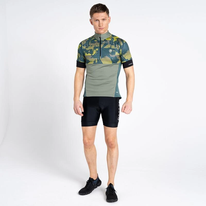 Dare 2b Stay The Course II T-shirt De Cyclisme Zippé à Moitié Pour Homme - Vert 6 Dare 2b Stay The Course II T-shirt De Cyclisme Zippé à Moitié Pour Homme - Vert – Image 4