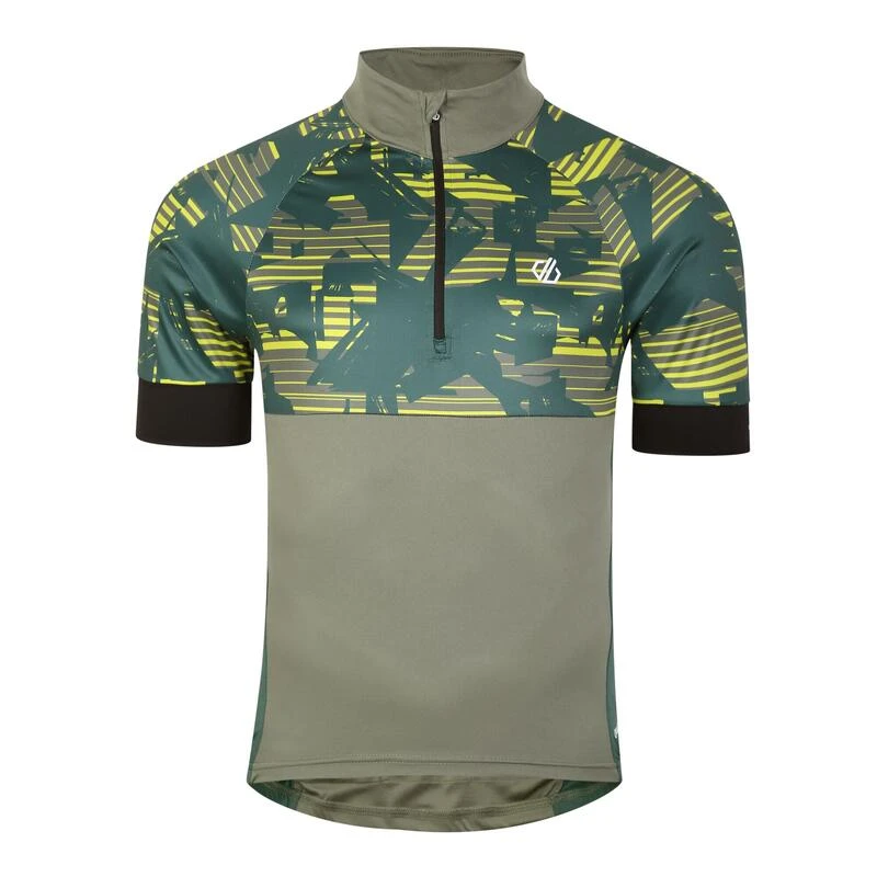 Dare 2b Stay The Course II T-shirt De Cyclisme Zippé à Moitié Pour Homme - Vert 3 Dare 2b Stay The Course II T-shirt De Cyclisme Zippé à Moitié Pour Homme - Vert