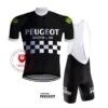 Tenue Cycliste Vintage Peugeot - REDTED - Noir 2 Tenue Cycliste Vintage Peugeot - REDTED - Noir -Rogelli Boutique tenue cycliste vintage peugeot redted noir