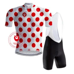 Tenue De Cyclisme Rétro À Pois - REDTED