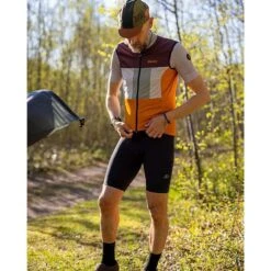 Santini Terranova - Gilet Coupe Vent - Homme - Vert-militaire Velò 11 Santini Terranova - Gilet Coupe Vent - Homme - Vert-militaire Velò -Rogelli Boutique terranova gilet coupe vent homme vert militaire velo 4