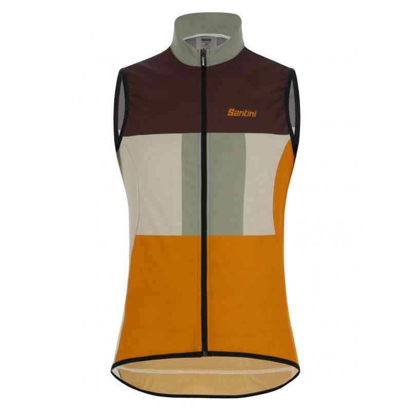 Santini Terranova - Gilet Coupe Vent - Homme - Vert-militaire Velò 3 Santini Terranova - Gilet Coupe Vent - Homme - Vert-militaire Velò