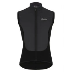 Santini Trail - Gilet Coupe Vent - Homme - Noir Velò