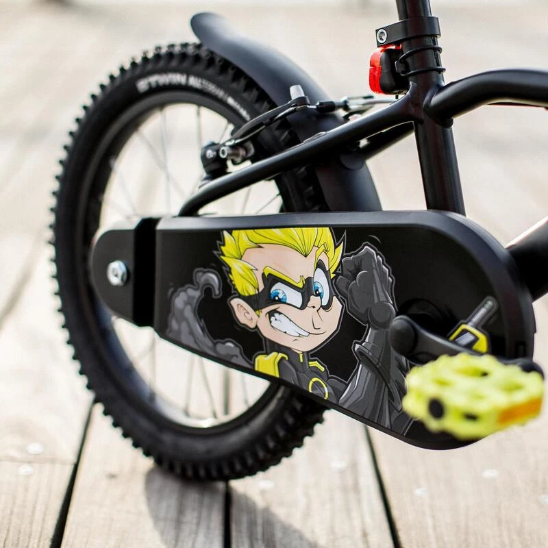 BTWIN VELO 16 POUCES 4-6 ANS 500 DARK HERO 6 BTWIN VELO 16 POUCES 4-6 ANS 500 DARK HERO – Image 4