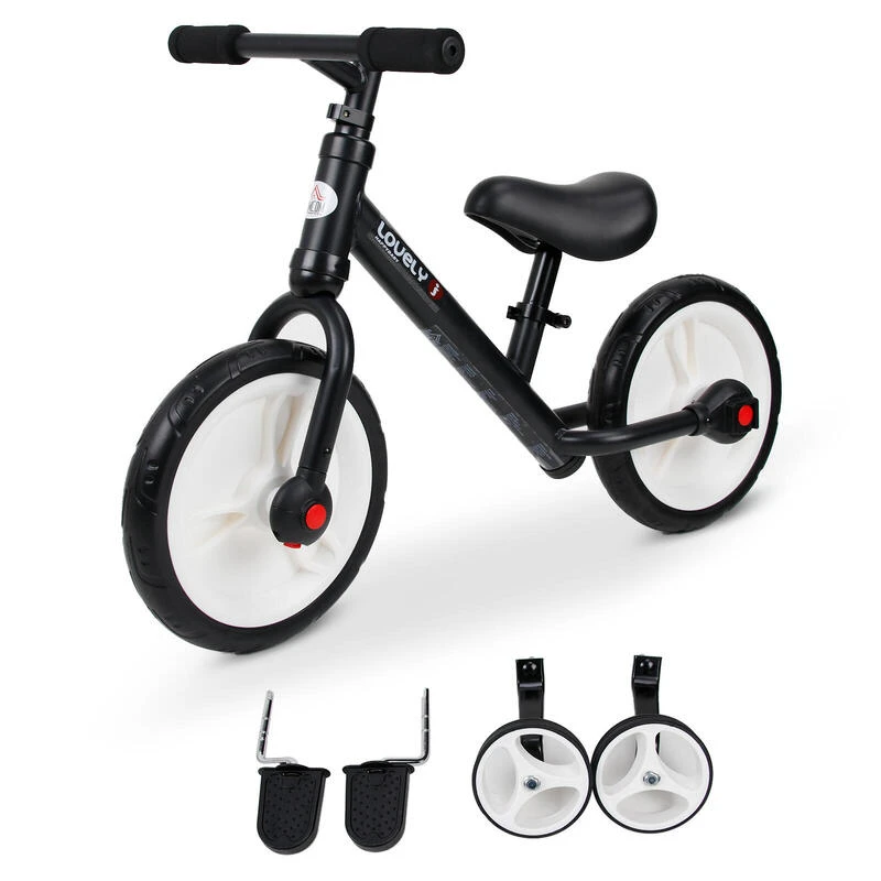HOMCOM Vélo Enfant Draisienne 2 En 1 Roues 11" 3 HOMCOM Vélo Enfant Draisienne 2 En 1 Roues 11"