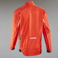 Rockrider VESTE COUPE PLUIE VELO VTT EXPL 500 ROUGE -Rogelli Boutique veste coupe pluie velo vtt expl 500 rouge 3