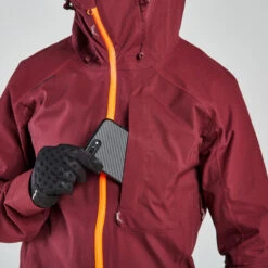 Rockrider VESTE COUPE PLUIE VELO VTT EXPL 700 BORDEAUX -Rogelli Boutique veste coupe pluie velo vtt expl 700 bordeaux 3