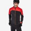 Rockrider Veste De Vélo VTT Randonnée Homme ST 500 Rouge Noire