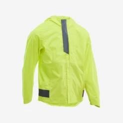 BTWIN VESTE VÉLO 500 ENFANT PLUIE JAUNE HAUTE VISIBILITÉ