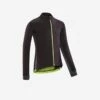 BTWIN VESTE VELO ENFANT 500 NOIRE JAUNE -Rogelli Boutique veste velo enfant 500 noire jaune