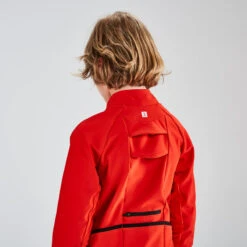 BTWIN VESTE VELO ENFANT 900 NOIRE ROUGE -Rogelli Boutique veste velo enfant 900 noire rouge 3
