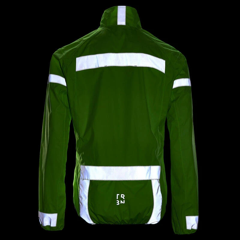 Veste Vélo Route Manches Longues Coupe-pluie Homme - RC120 Visible EN1150 6 Veste Vélo Route Manches Longues Coupe-pluie Homme - RC120 Visible EN1150 – Image 4