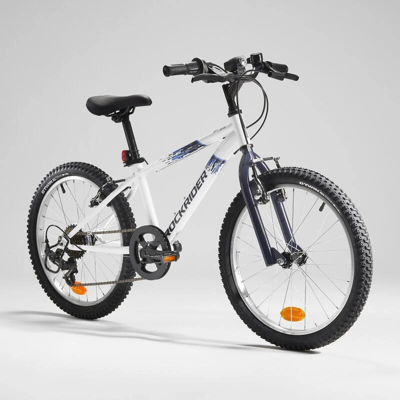 BTWIN VTT ENFANT ROCKRIDER ST 120 20 POUCES 6-9 Ans BLANC BLEU 4 BTWIN VTT ENFANT ROCKRIDER ST 120 20 POUCES 6-9 Ans BLANC BLEU – Image 2