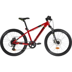 BTWIN VTT ENFANT ROCKRIDER ST 900 24 POUCES 9-12 Ans ROUGE