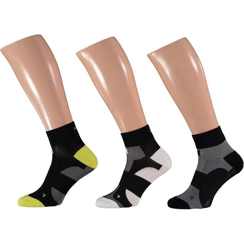 Xtreme Chaussettes De Cyclisme Quarter 3 Paires Multicolore Noir 3 Xtreme Chaussettes De Cyclisme Quarter 3 Paires Multicolore Noir