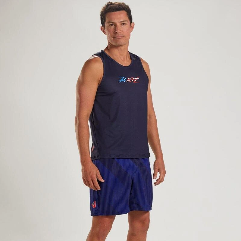 ZOOT Homme LTD Maillot De Course Sans Manches Respirant - Stars & Stripes - 6 ZOOT Homme LTD Maillot De Course Sans Manches Respirant - Stars & Stripes - – Image 4